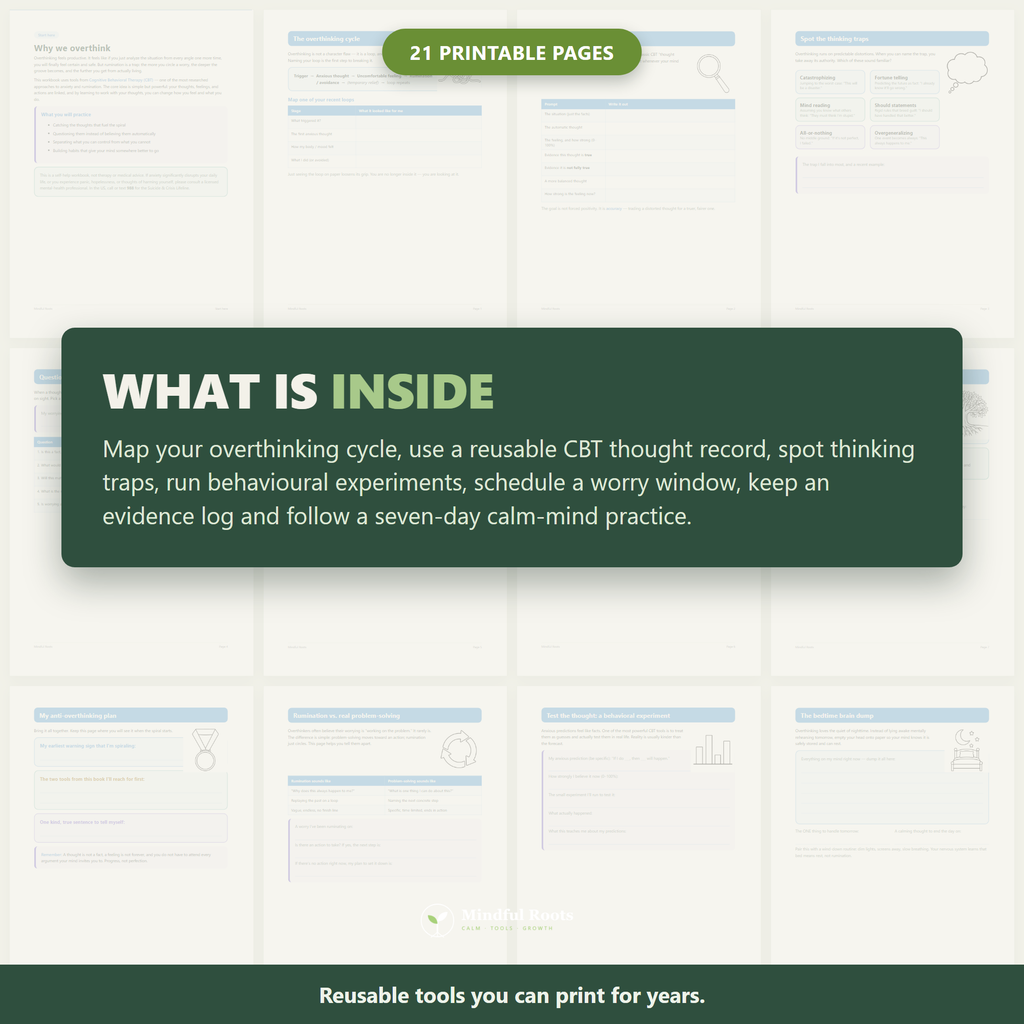 Preview of the printable pages