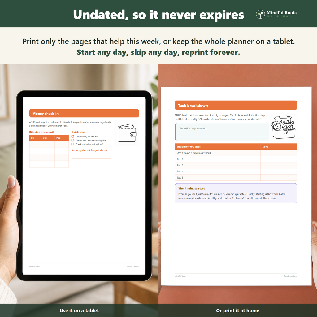 Use it on a tablet or print it at home