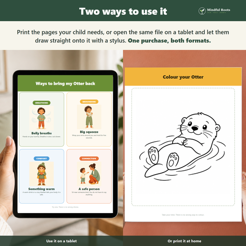Use it on a tablet or print it at home