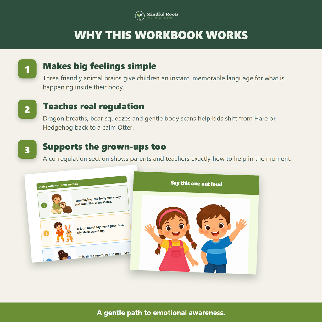 Benefits of the Nervous System Regulation Workbook for Kids