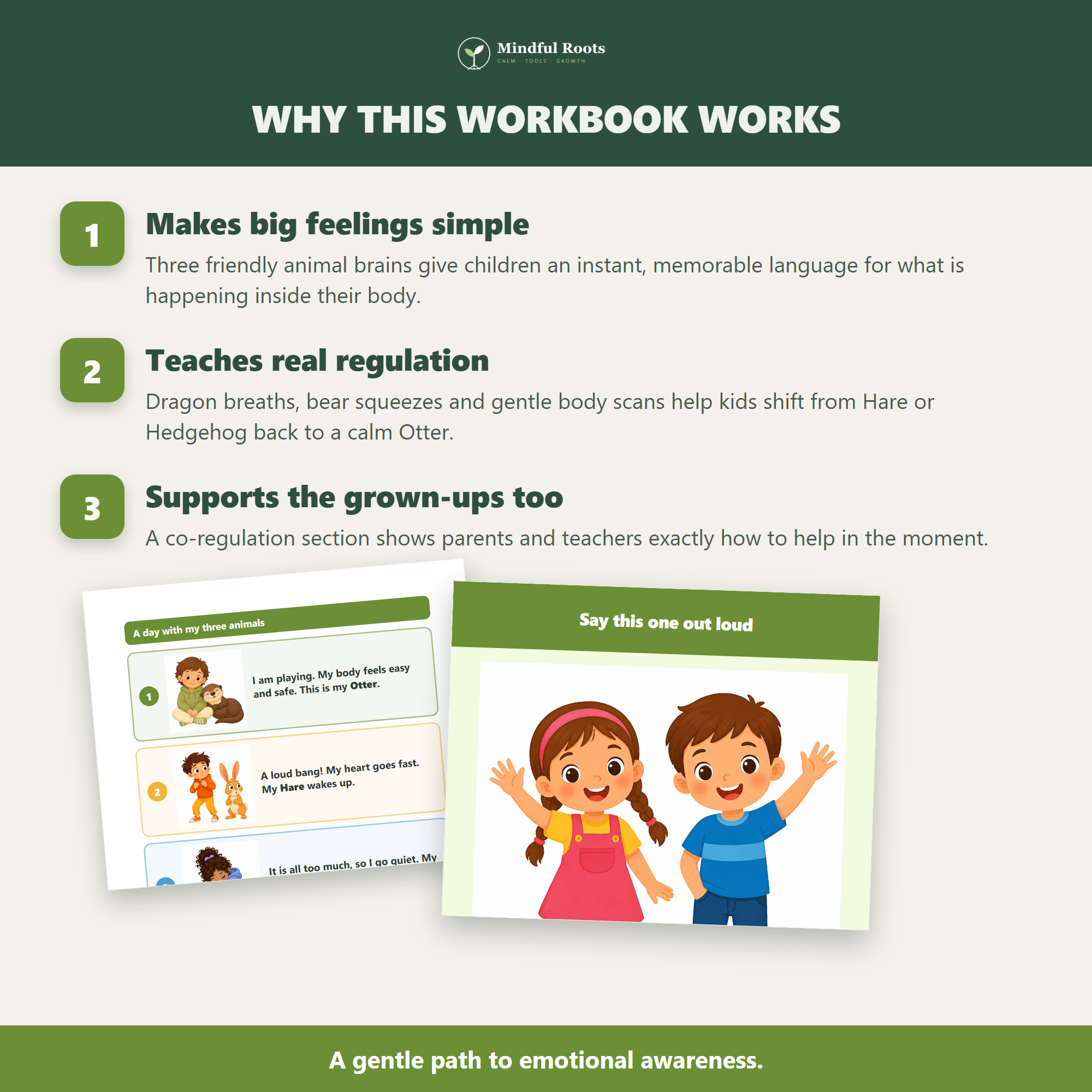 Benefits of the Nervous System Regulation Workbook for Kids
